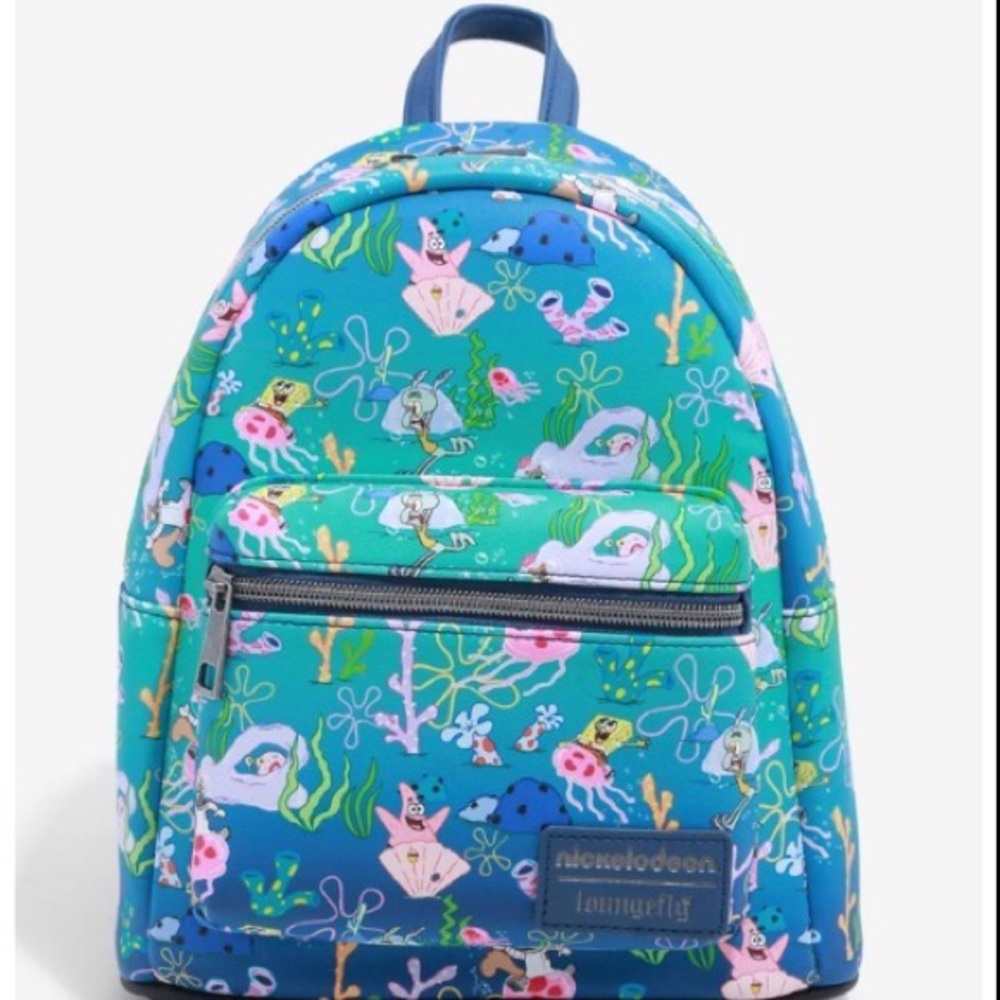 🎉FREE SHIP🎉Loungefly Sponge Bob under the sea backpack